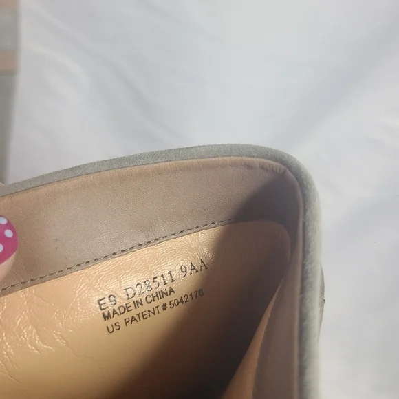 Cole Haan Nike Air Suede Tall Boots Size 9 Sage Gray Spring Heeled - Picture 7 of 14